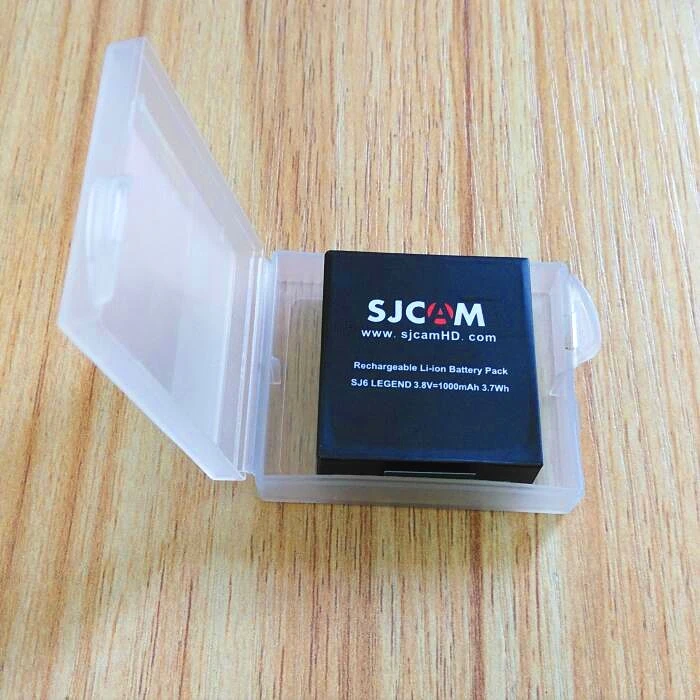 Аксессуары SJCAM, аккумулятор SJ6, перезаряжаемый аккумулятор, двойное зарядное устройство, чехол для аккумулятора, для SJCAM SJ6 Legend, экшн-Спортивная камера