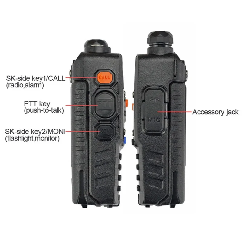 Портативная Любительская рация Baofeng UV 5RA с двумя диапазонами 136 174/400 520 МГц|walkie