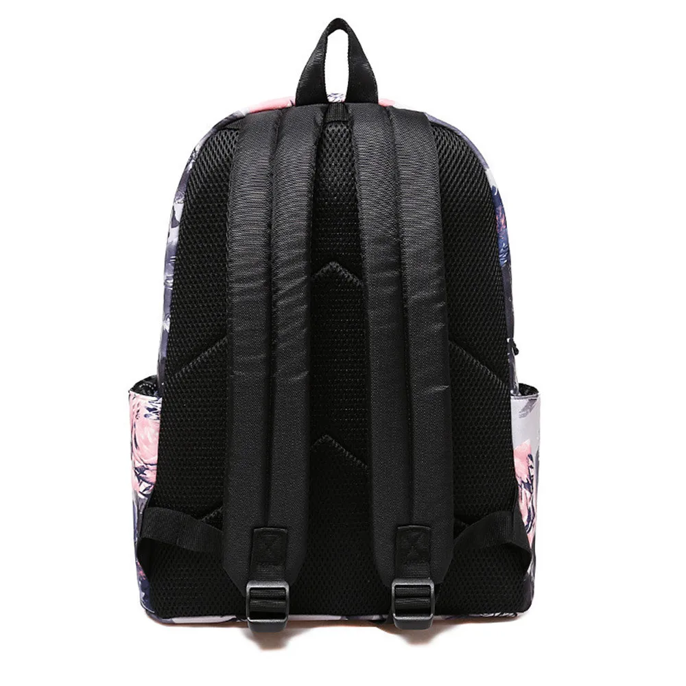 Бренд 2018 Для женщин ежедневно рюкзак для школы девочек-подростков с цветочным