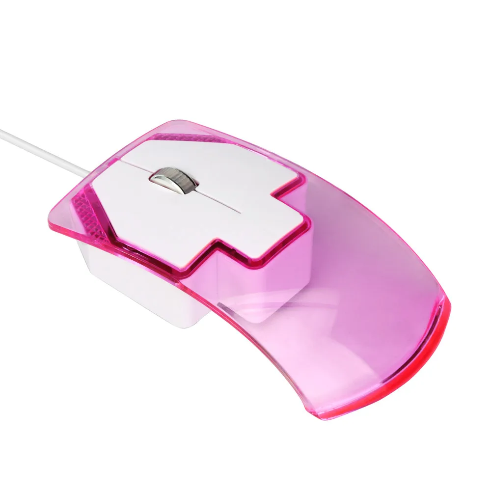 VOBERRY USB Проводная мышь профессиональная Luminous1600DPI 2 кнопки светодиодный оптическая