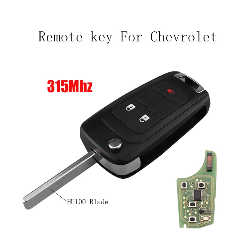 3 кнопочный дистанционный ключ 315 МГц без ключа Fob для Chevrolet Chevy 2010 2016 Equinox 2012 Sonic