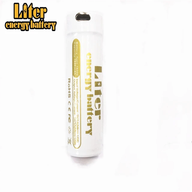 18500 USB 3,7 V литий-ионный аккумулятор 1800mAH аккумулятор usb diy внешний аккумулятор литий-ионный usb 18500 аккумулятор 1800mAh