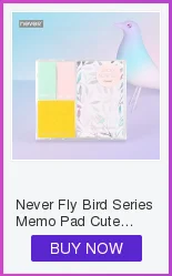 Серия Never Fly Bird, подарочные канцелярские наборы, скрепки, скрепки, липкие ручки для заметок, Подарочная коробка, посылка для учителя, школьные принадлежности