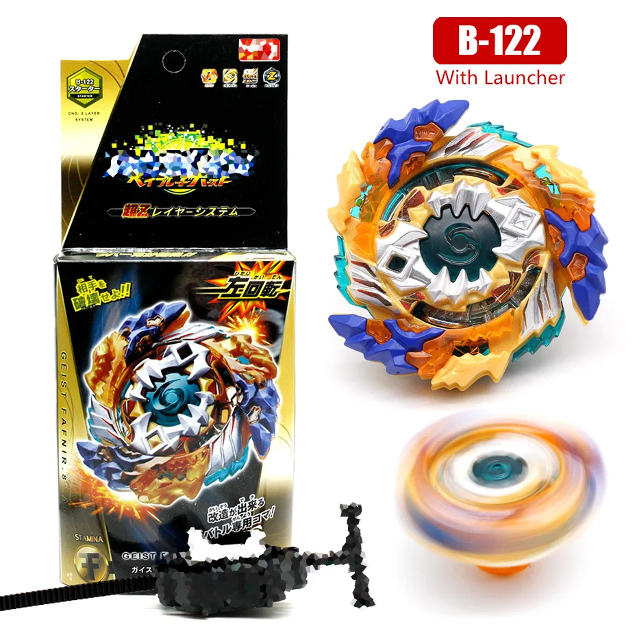 BeyBlade Burst B 122 сток запуска Fusion burst giroскоп атака пакет Бей блейд игрушки для детей