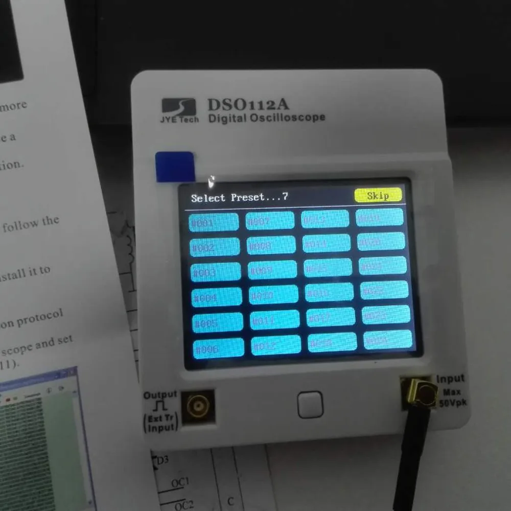 DSO112A Portable Mini High Sensitivity Low Noise TFT Color Touch Screen Digital Oscilloscope with USB Interface | Инструменты
