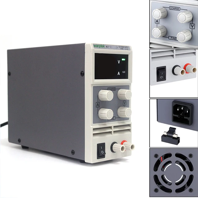 KPS6405D 0-64V/0-5A Adjustable Mini DC Power Supply Output Manostat High Precision Double Display Switch Regulated | Строительство и