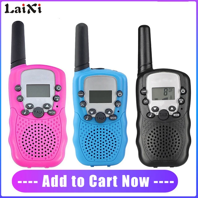 2 шт. мини игрушка Walkie Talkie детское радио T388 0 5 Вт PMR PMR446 FRS UHF частота Портативное