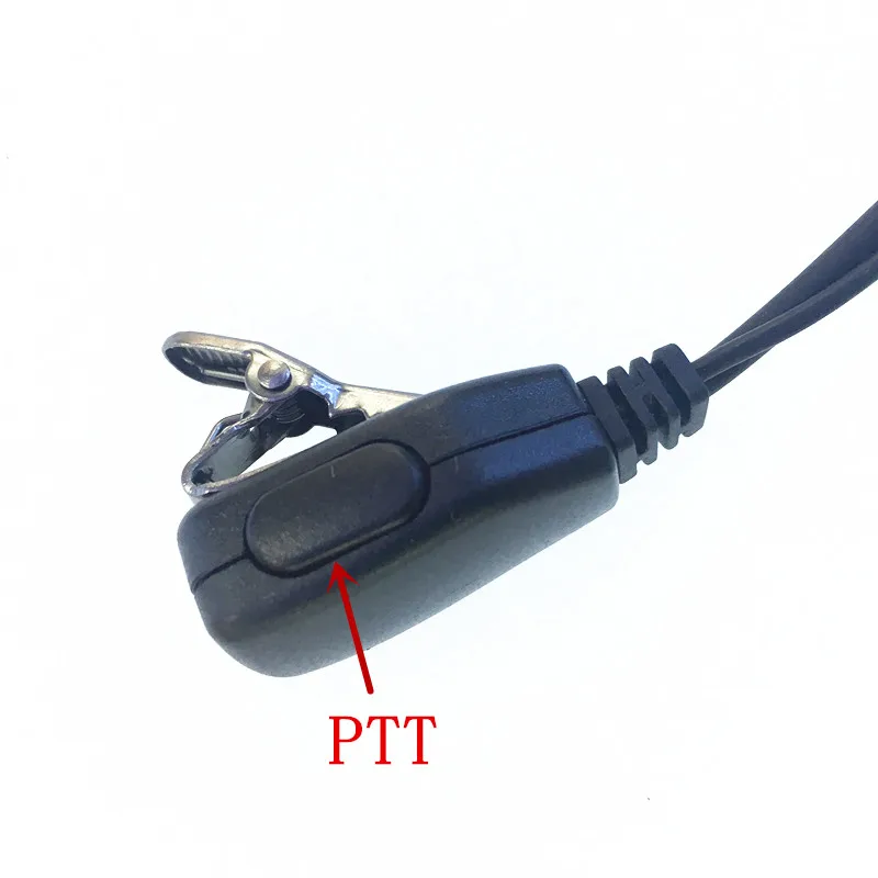 Honghuismart наушники K разъем 2 контакта зажим PTT для kenwood baofeng tyt quansheng puxing tonfa weierwei и т. д.