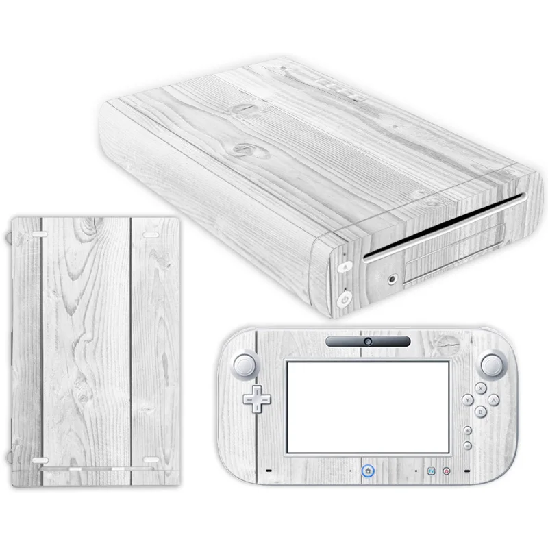 Дерева, кожи, ПВХ Обложка Наклейка для W ii U кожи Стикеры Для nintendo W ii U консоли и контроллера Для nintendo аксессуары