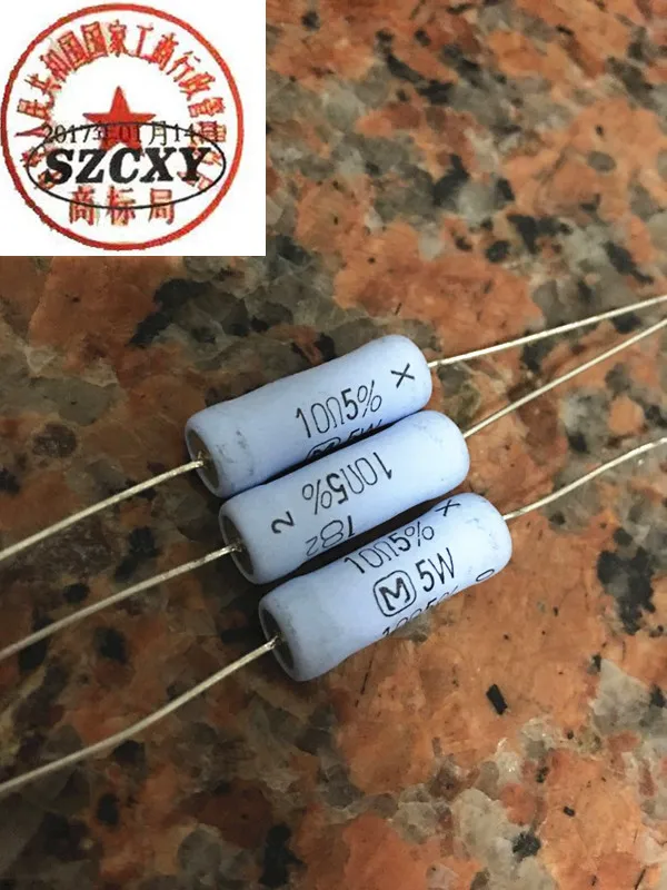 Новые и оригинальные 5 Вт 10R Высокая мощность сопротивление ошибка 5