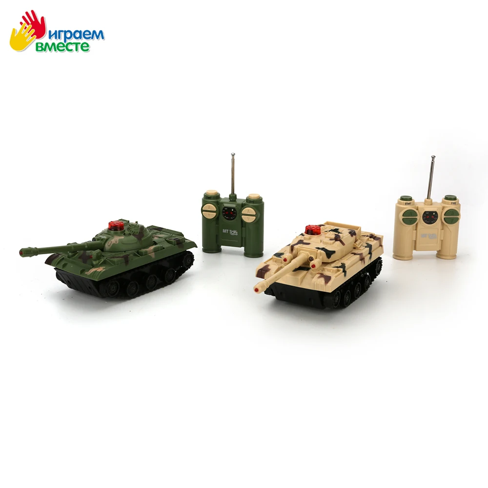 Набор из 2 х радиоуправляемых танков ИГРАЕМ ВМЕСТЕ свет+звук|Радиоуправляемые