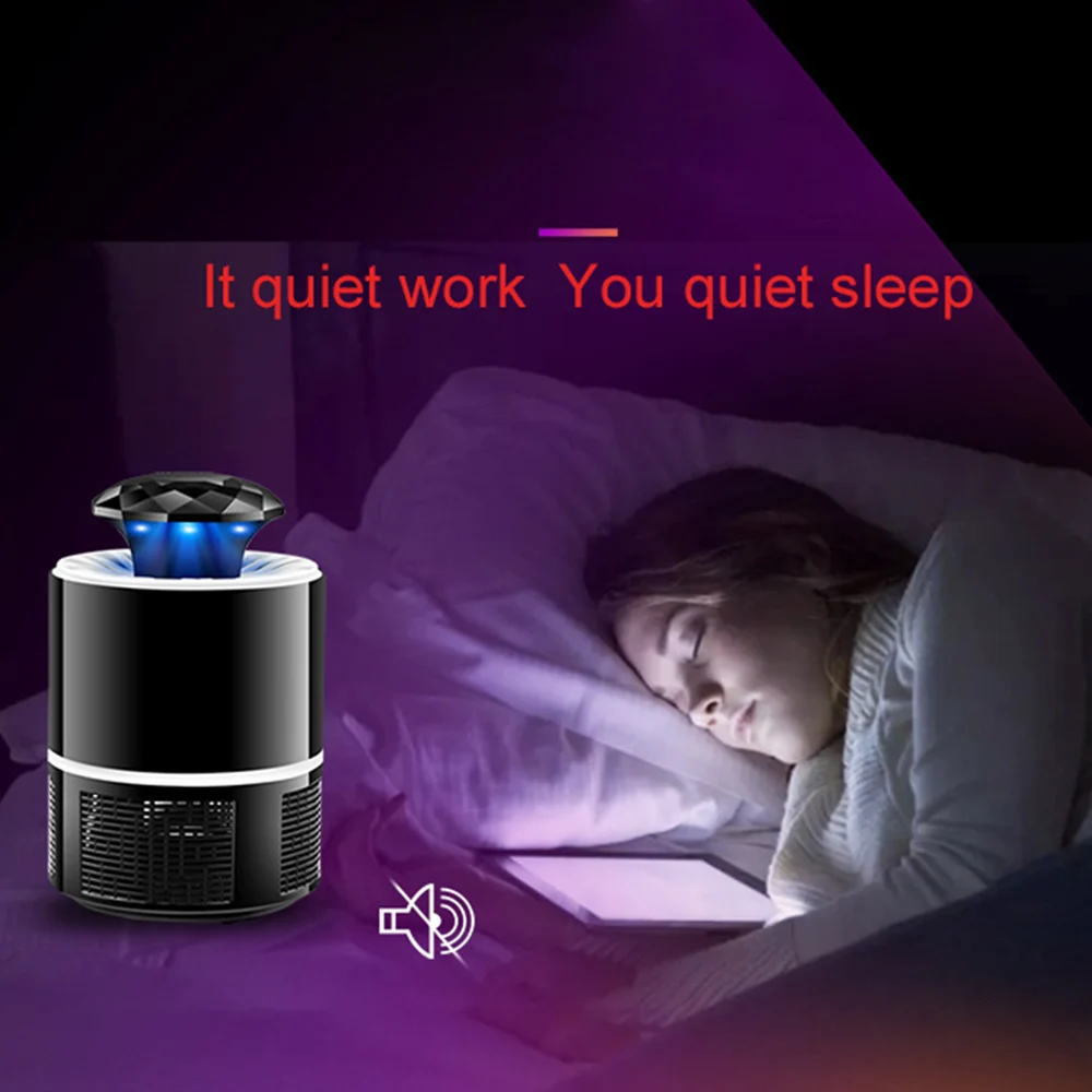 Electric Mosquito Repellents USB Killer Lamp Photocatalysis Mute Radiationless Anti Insect Trap | Дом и сад