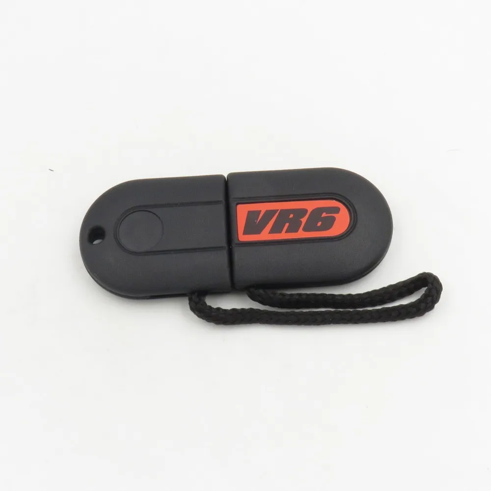 HU49 Uncut Blade Белый светодиодный ключи освещения для VW 8V 16V GTD VR6 TDI MK2 MK3 Golf G60 G40 GLI ключ без логотипа Cocolockey - Название цвета: VR6 ONLY