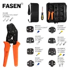 Обжимной инструмент набор для XH2.54 pulgтрубчатыйизолированный терминалы SN-48 трещотка Crmping плоскогубцы 8 челюсти комплект плоскогубцы