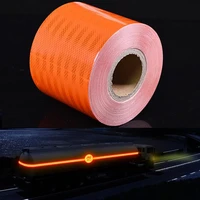 15cm x 5m high quality orange belt auto super grade reflective sticker warning tape
