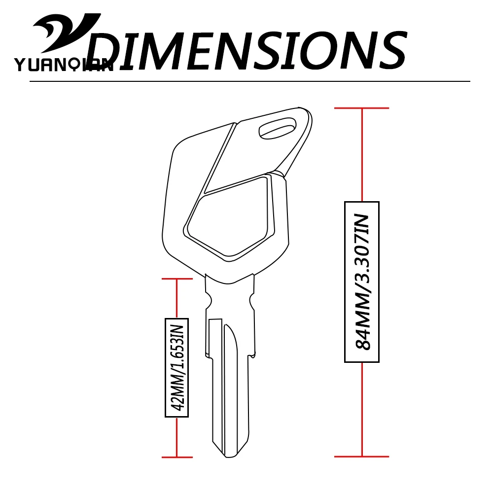 Для MV Agusta F3 F4 1090 920 990 ключи мотоцикла кольца заготовки ключей неразрезанный