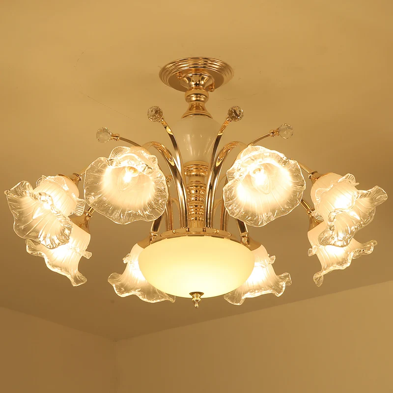 Modern glass Chandelier Lighting for Dining Room Bedroom Living Kitchen | Лампы и освещение