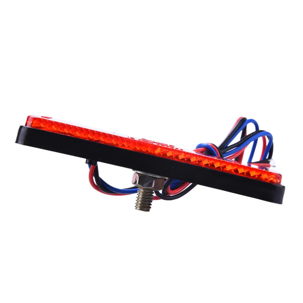 Универсальный светодиодный светоотражатель 12 В белый красный желтый задний