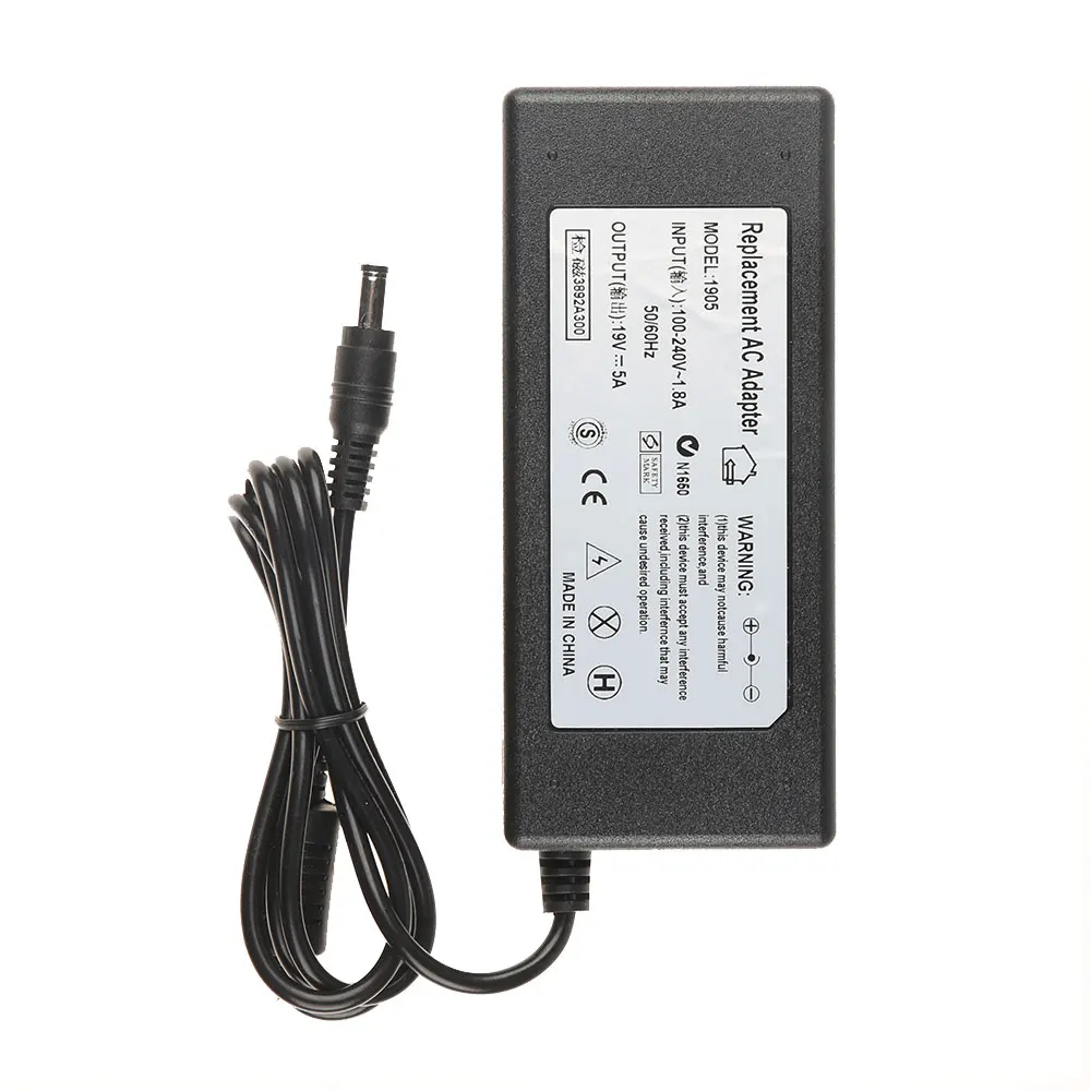 19V 5A US Plug Светодиодный светильник переменного тока Мощность адаптер Зарядное устройство для беспроводной триггер вспышки YONGNUO Godox светодиодный светильник YN128 YN360S YN360 III YN600 YN300III YN300AIR YN350 YN216 YN900 - Цвет: 19V 5A US Plug