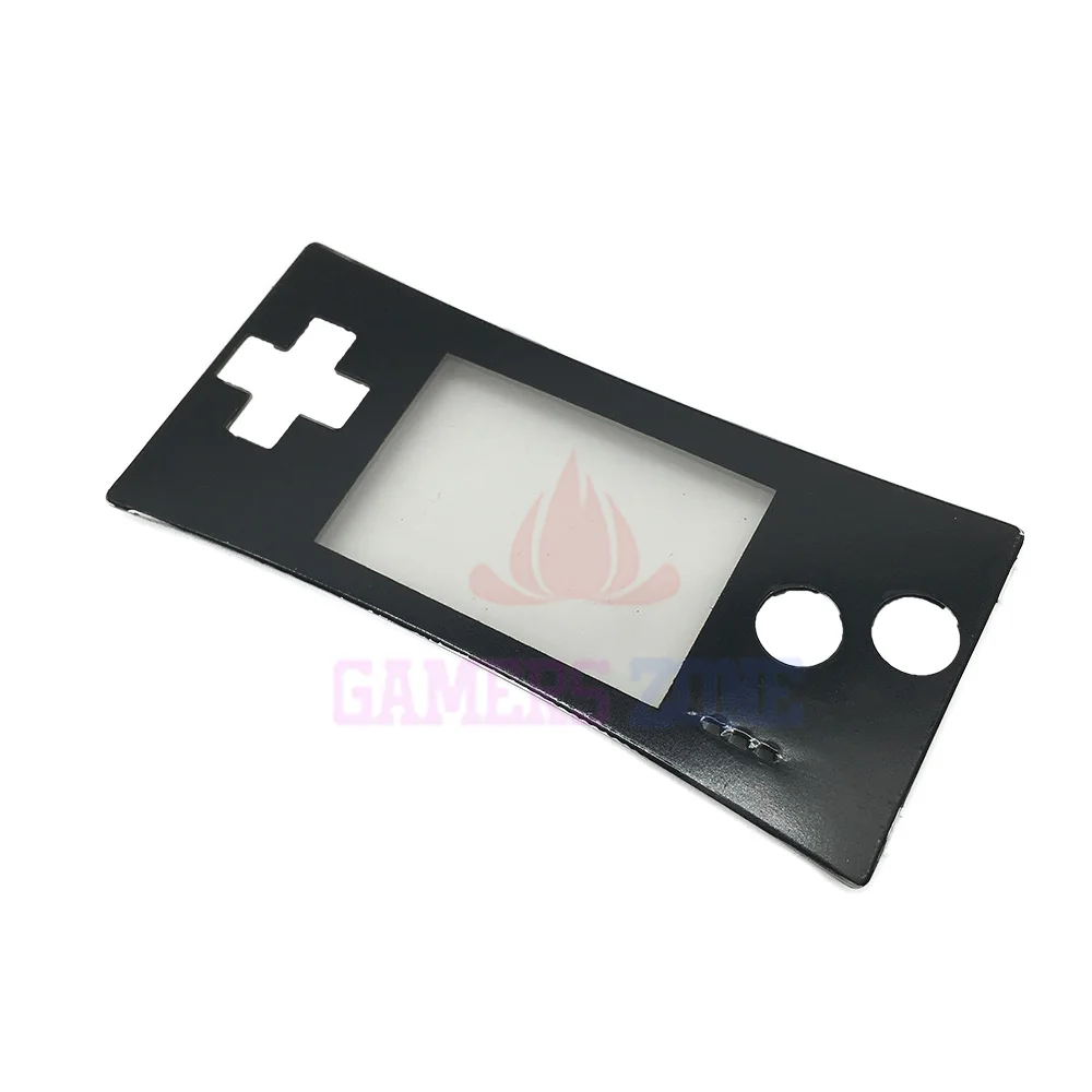 Black Черный, серебристый для Gameboy Micro ЗАМЕНА лицевая панель Крышка для GBM Gameboy Micro system передний чехол - Цвет: Black