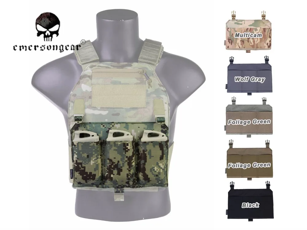 Сумка журнал Emerson M4 Triple для жилета 4019/4020 боевой жилет страйкбола мягкая сумка