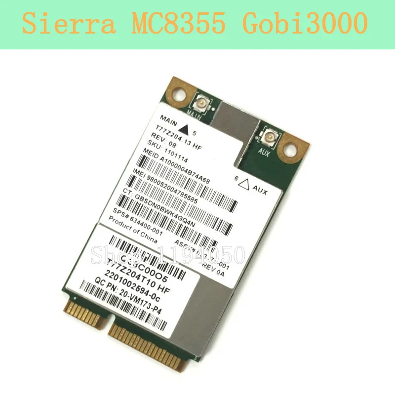 MC8355 Gobi3000 3G WWAN карта HSPA + Модуль Сетевая WCDMA для HP 634400 001 2170p 2560p 8460p 8560w 4540s 6460b 6570b WLAN|hspa