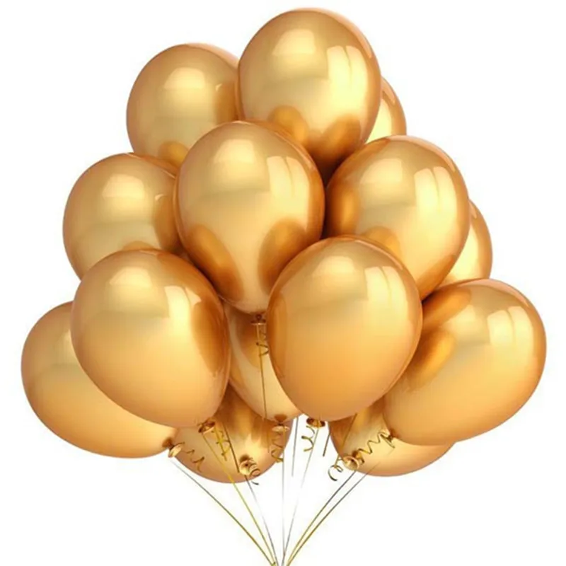 20pcs gold 20 шт./компл. золото серебристый, черный воздушных шаров из латекса, 12 см со стразами для дня рождения шары для свадебной вечеринки Baby Shower Юбилей принадлежности для декора - Цвет: 20pcs gold