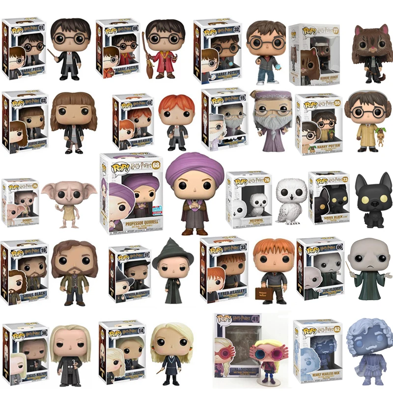 Funko поп Гарри Поттер Снейп, луна, Добби, Рон Уизли проф. Квирре фигурка куклы Коллекционная фигурка