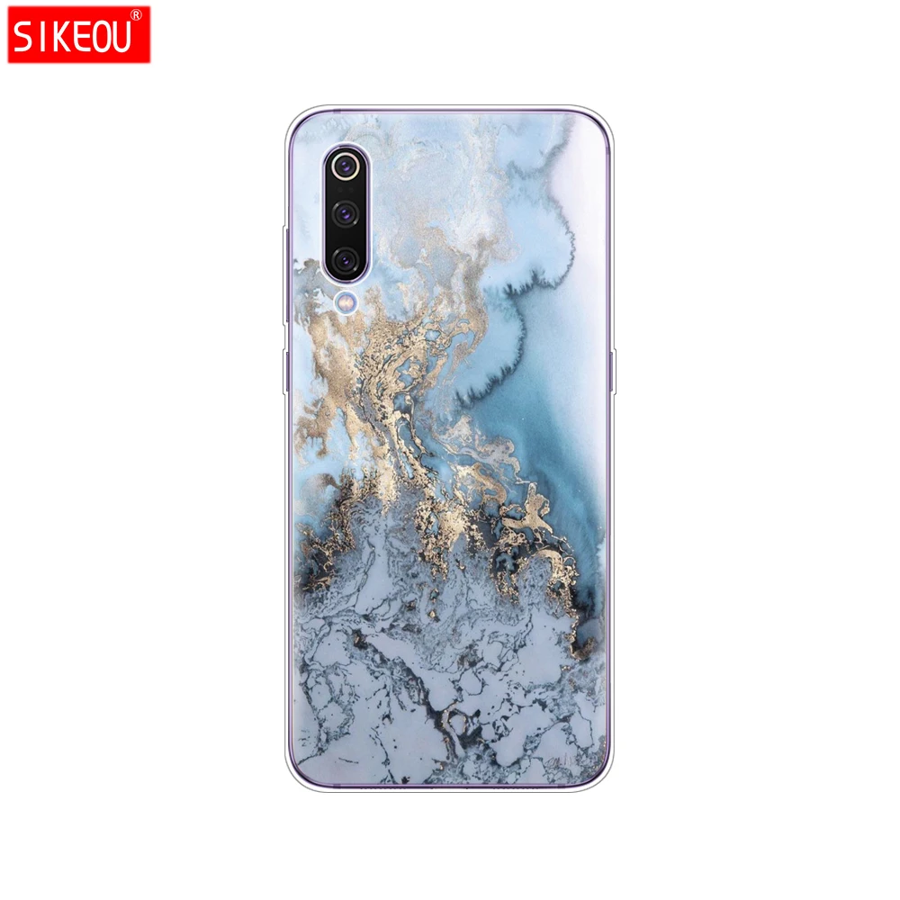 12096 case for xiaomi mi 9 case cover Cartoon Silicone Soft TPU Cover For xiaomi Mi9 xiaomi 9 SE Case Phone Shell bumper etui flower - Цвет: 12096