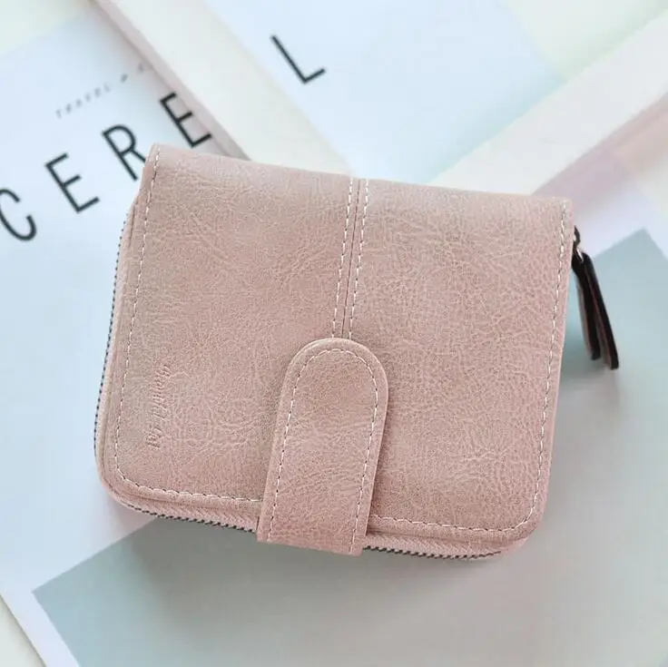 

Women Short Wallets Ladies Fashion Ladies Small Clutch Wallet Coin Purse Female Card Wallet Purses Money High Quality Bags LP03