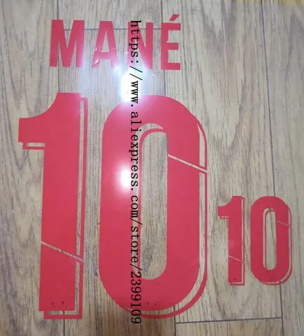 Антикварный цинк KEITA FIRMINO MANE M.SALAH SHAQIRI nameset patch badge - Цвет: Антикварный цинк