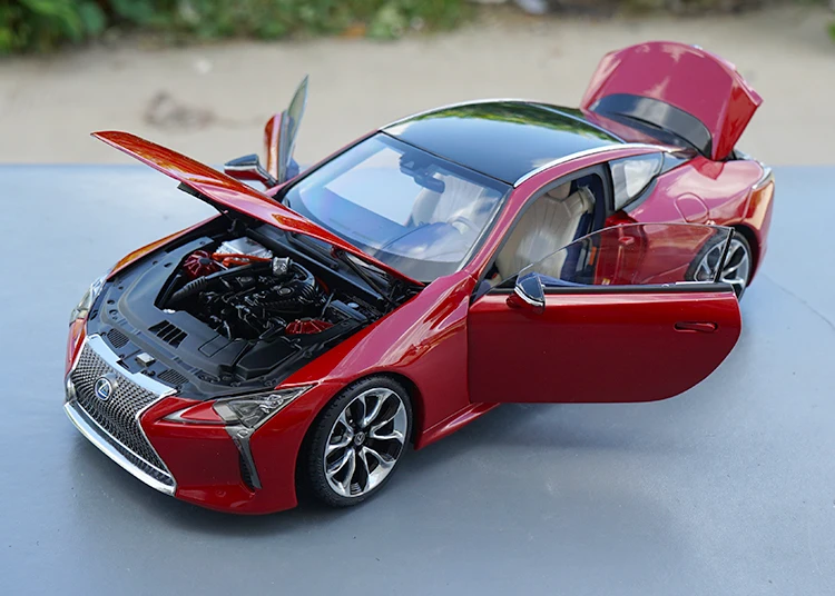 Изысканный подарок 1:18 LEXUS LC500h сплав модель автомобиля, высокая имитация металлическая модель автомобиля, расширенная коллекция и подарок
