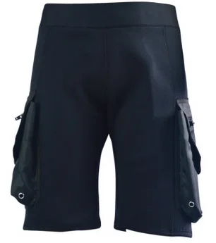 NEW 3mm SCR Neoprene Black Scuba Waterproof Diving Surfing Wetsuit Shorts with Pocket For Men Quick-Dry Bathing BeachSwim Trunks