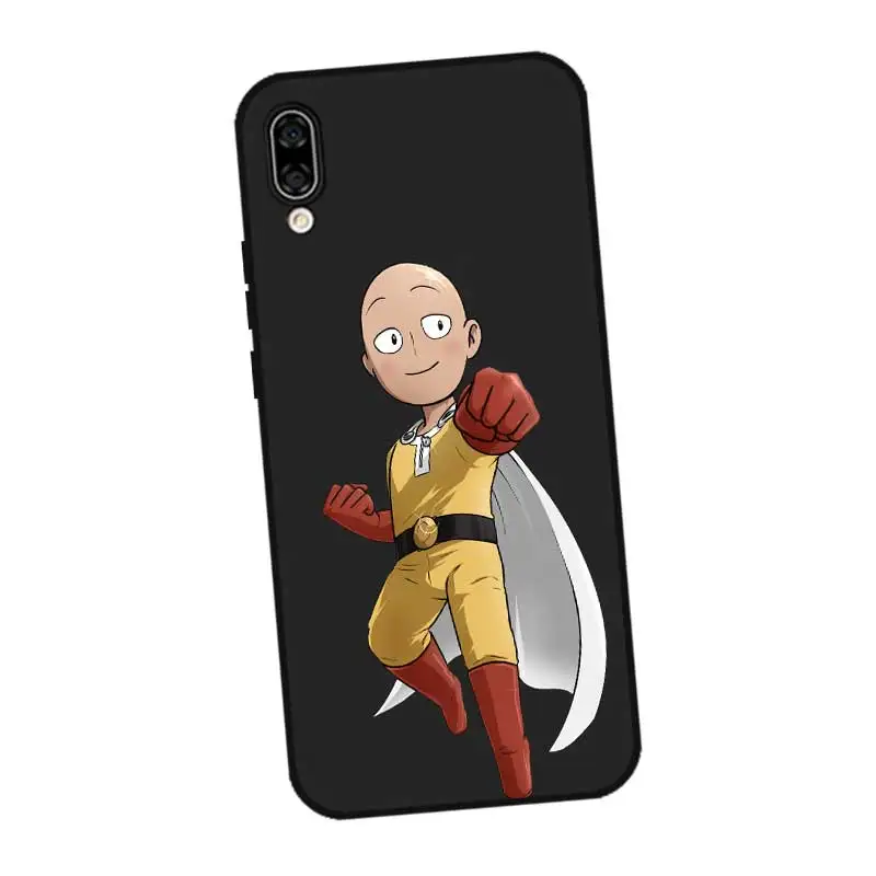 P156 One-punch Man Черный силиконовый чехол для huawei Honor 8C 8X9 10 20i V10 V20 Note10 Max Lite Magic2 |