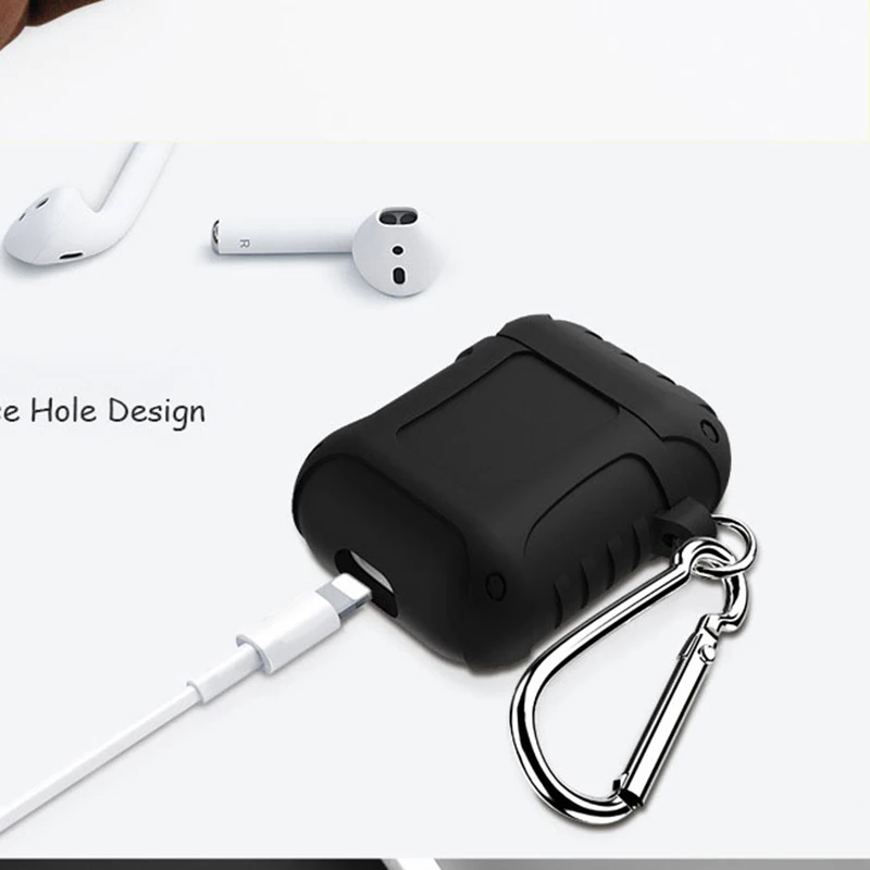 Крутой спортивный мужской чехол-броня для Apple AirPods, Bluetooth, беспроводной чехол для наушников, чехол s Для Air Pods, чехол для зарядки
