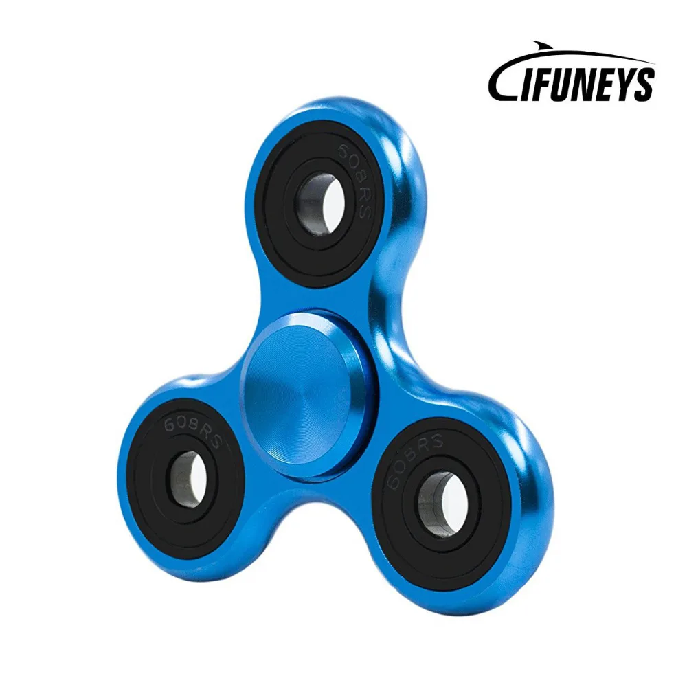 Fidget Spinner Hand Toy The Anti-Anxiety 360 Metal Aluminum alloy Triangle EDC Tri-Spinner for ADD ADHD Kids/Adult Funny Toys | Игрушки и