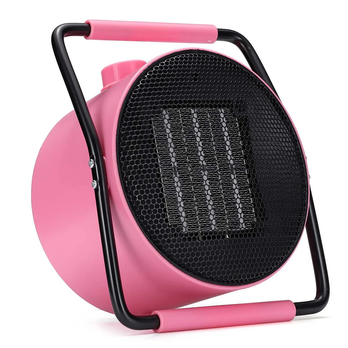 Розовый 1000 Вт Электрический тепловентилятор портативный удобный обогреватель Зимний мини-обогреватель воздуха Настольный вентилятор для ног теплый домашний обогреватель для ванной комнаты - Цвет: Розовый
