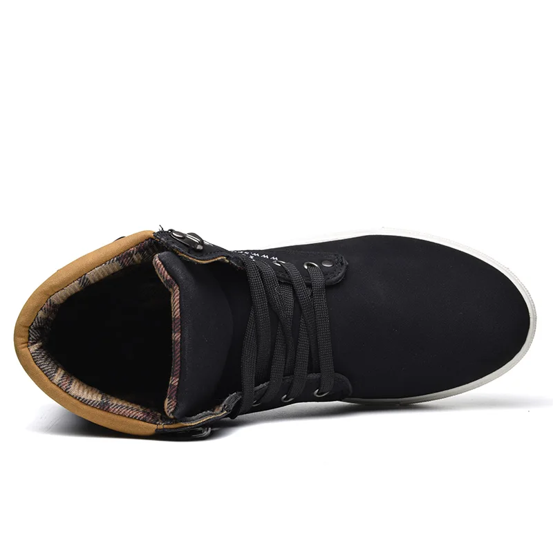 Мужская парусиновая обувь COSIDRAM модная повседневная с высоким берцем новинка 2017