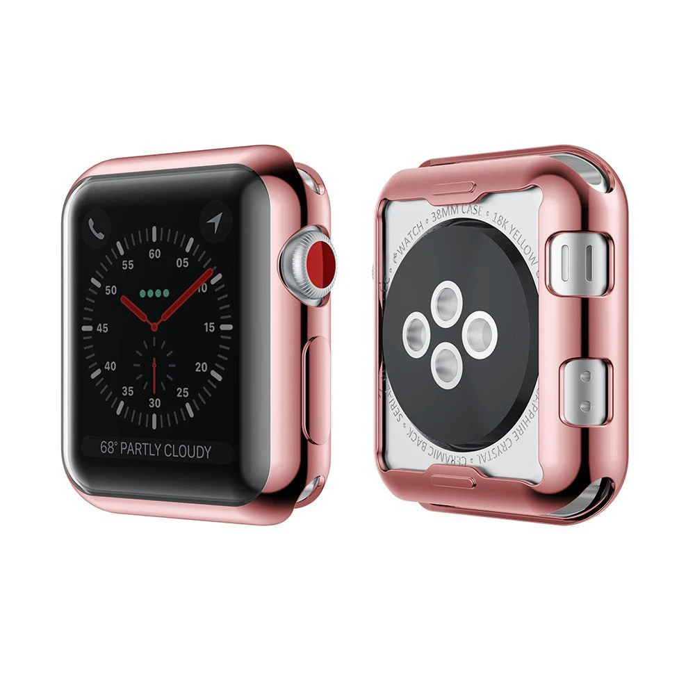 Чехол OSRUI для Apple Watch band 42 мм/38 мм защита экрана iwatch силиконовая защитная рамка