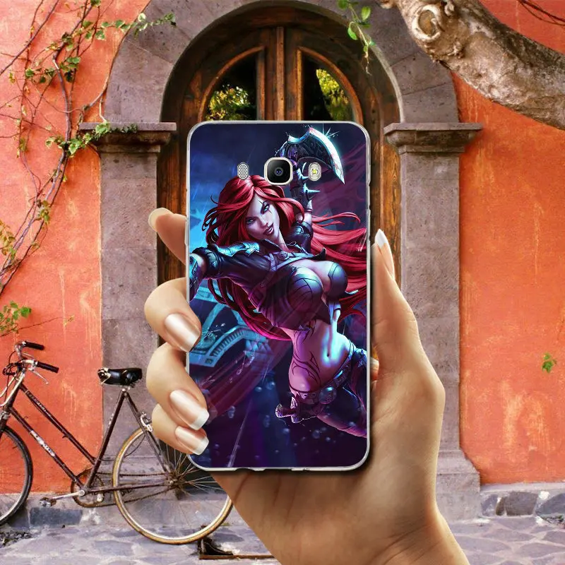 Мягкий силиконовый чехол League of Legends TPU для мобильного телефона Samsung Galaxy A3 A5 A7 J1 J2 J3 J4