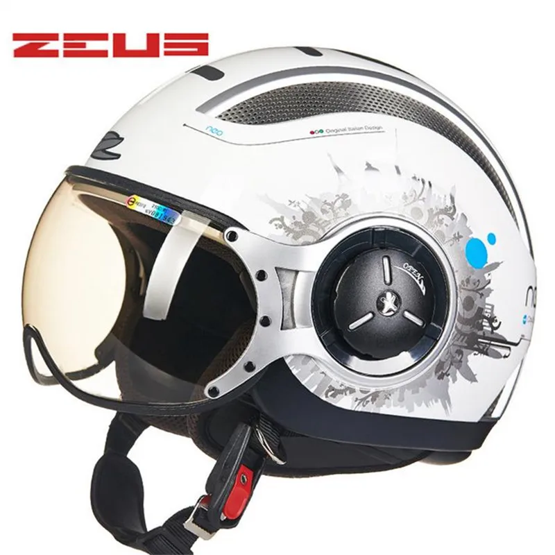ZEUS тайваньский мотоциклетный шлем motocorss jet retro3/4 half helmet218C|taiwan motorcycle helmet|motorcycle