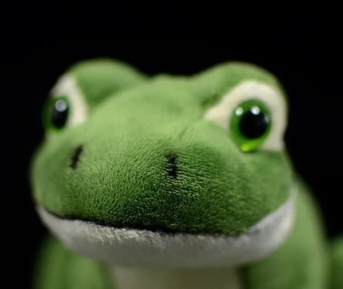 Бесплатная доставка супер милая лягушка Плюшевые Игрушка-симулятор животного