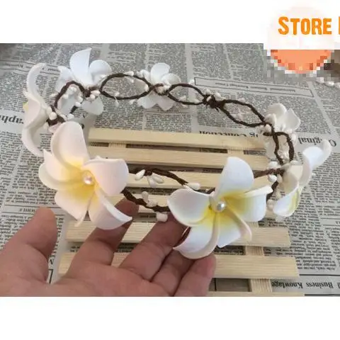 Цветочный венок для невесты подружки украшения на запястье аксессуары цветочная