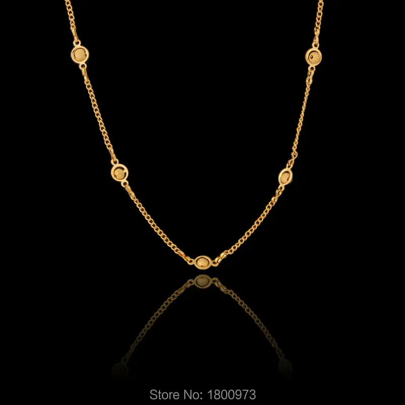 Новое поступление ожерелье с золотым шариком Аллах для женщин цепочка из звеньев