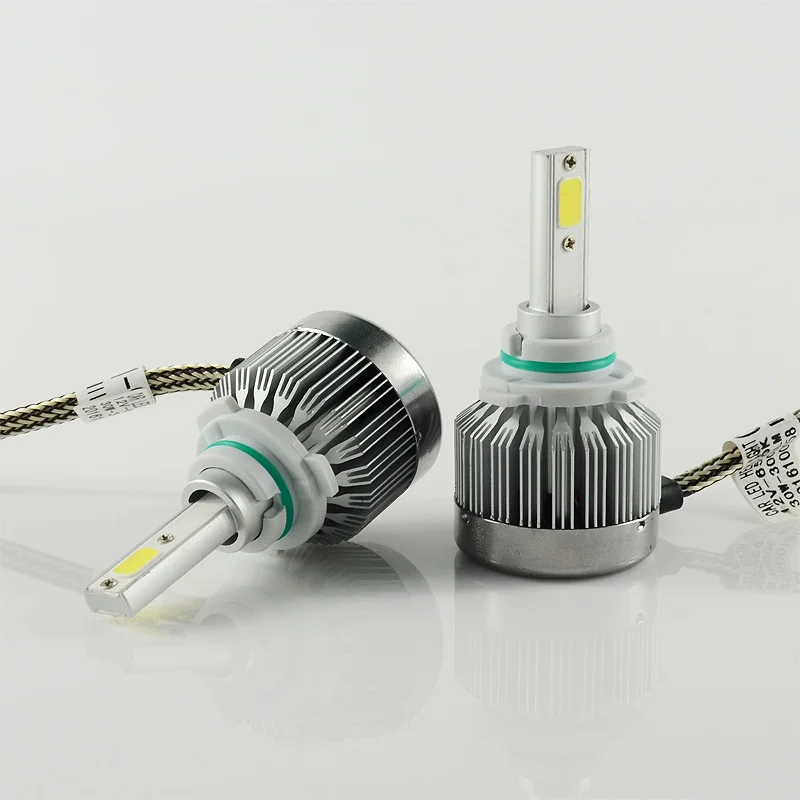 

Elglux C1 H1 H3 H4 H7 9005 HB4 H8 H9 H11 H10 880 9007 30W/pcs 60W/set Car LED HEADLIGHT HEADLAMP KIT CONVERSION HID