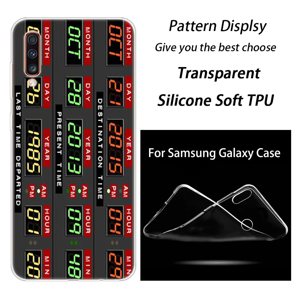 002 Back to the Future мягкий чехол для samsung Galaxy A90 A80 A70 A60 A50 A40 A30 A10 A20E A2CORE A9 A7 A8 A6 плюс A5 крышка - Цвет: 002
