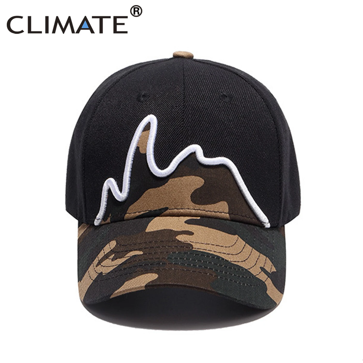 Кепка мужская с камуфляжным принтом в стиле хип хоп|Мужские бейсболки| |