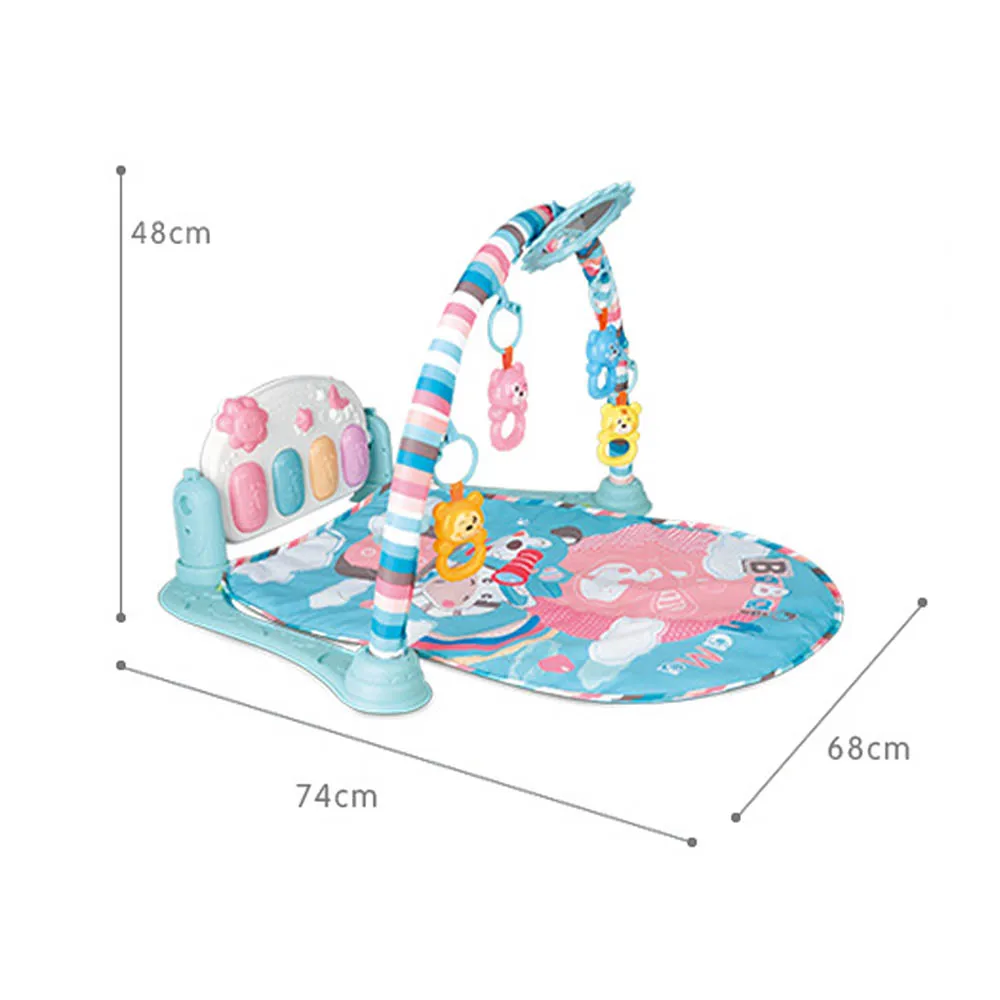 Baby Play Mat Kids Rug Educational Puzzle Carpet With Piano Keyboard And Cute Animal Playmat Gym Crawling Activity Toys | Игрушки и