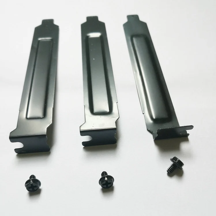 Черная крышка корпуса компьютера 3 шт./лот задний слот PCI кронштейн заготовка