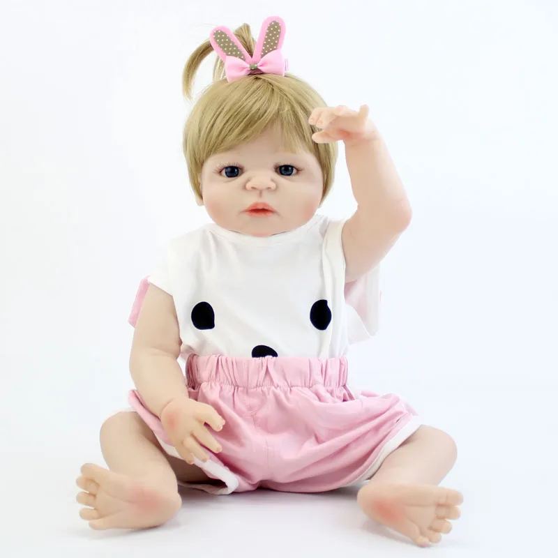 BZDOLL 22 &quotполностью силиконовая кукла для новорожденных Реалистичная принцесса